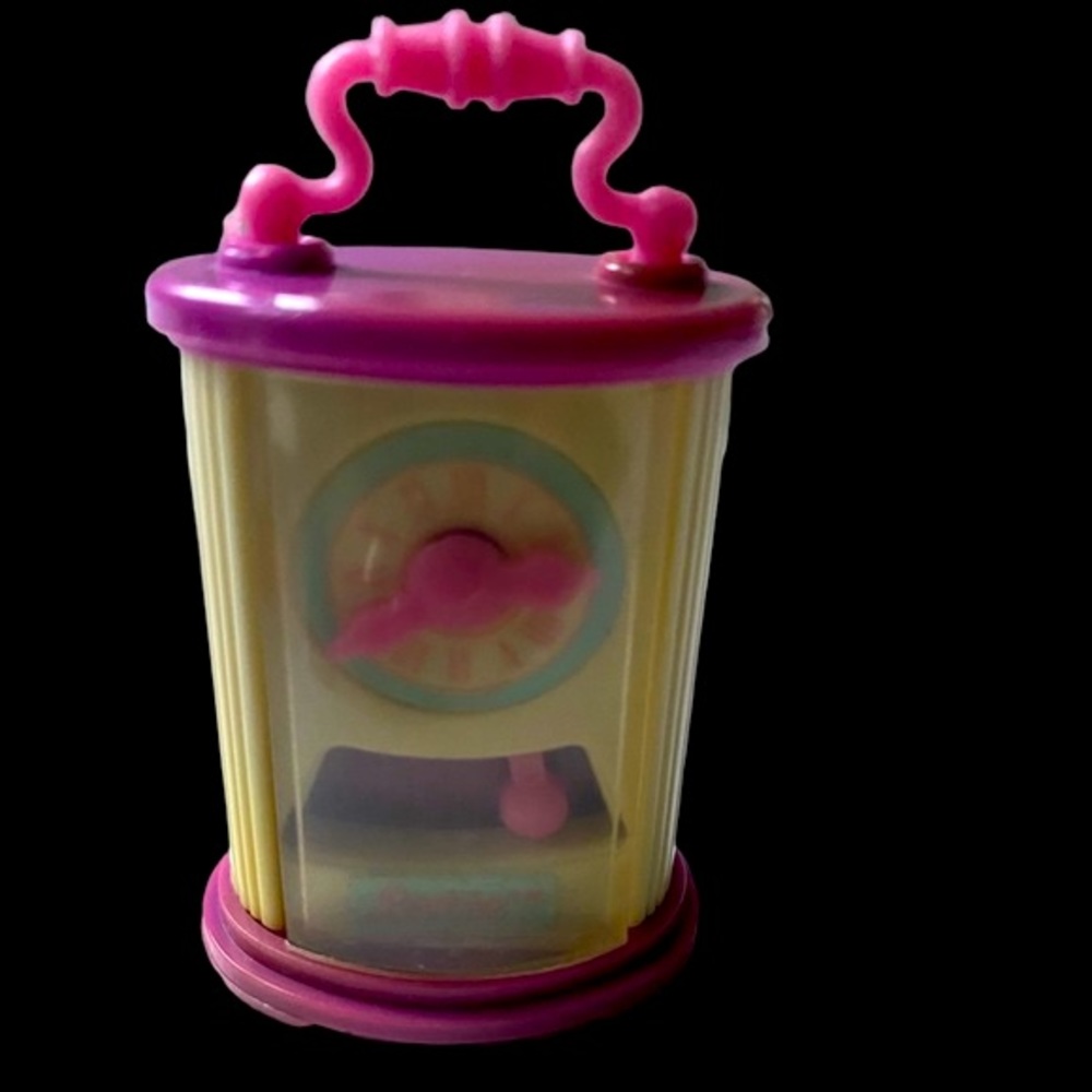 Vintage Mattel Barbie wind-up clock, 1988
